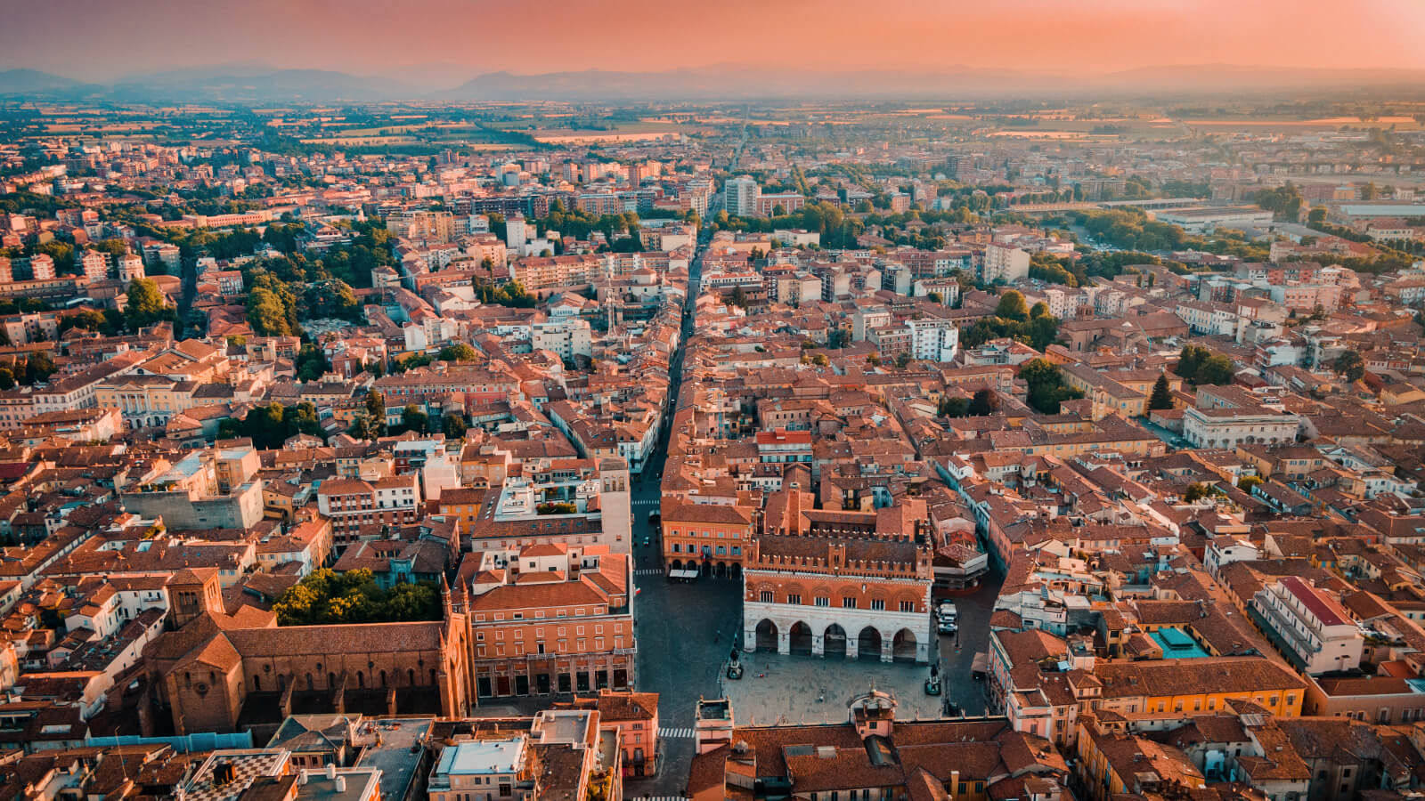 Piacenza town Italy